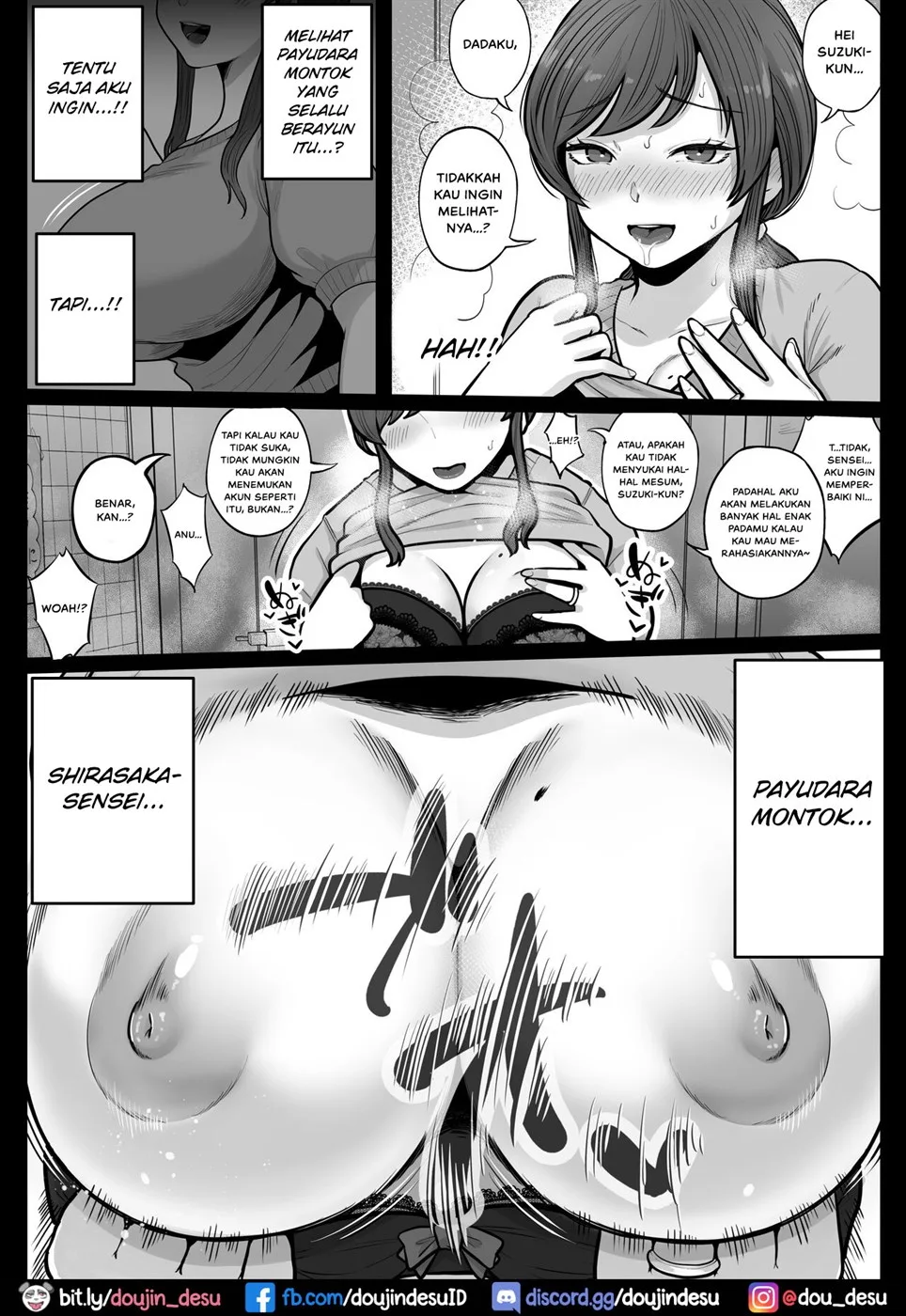 Aka Bare shita Hitozuma Kyoushi to Nettori Sex Hoshuu Chapter 01 - Bahasa  Indonesia