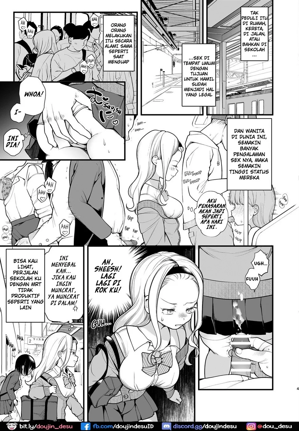 Kozukuri Sex ga Gimuka shita Sekai (... de Motenai Watashi.) Chapter 01 -  Bahasa Indonesia