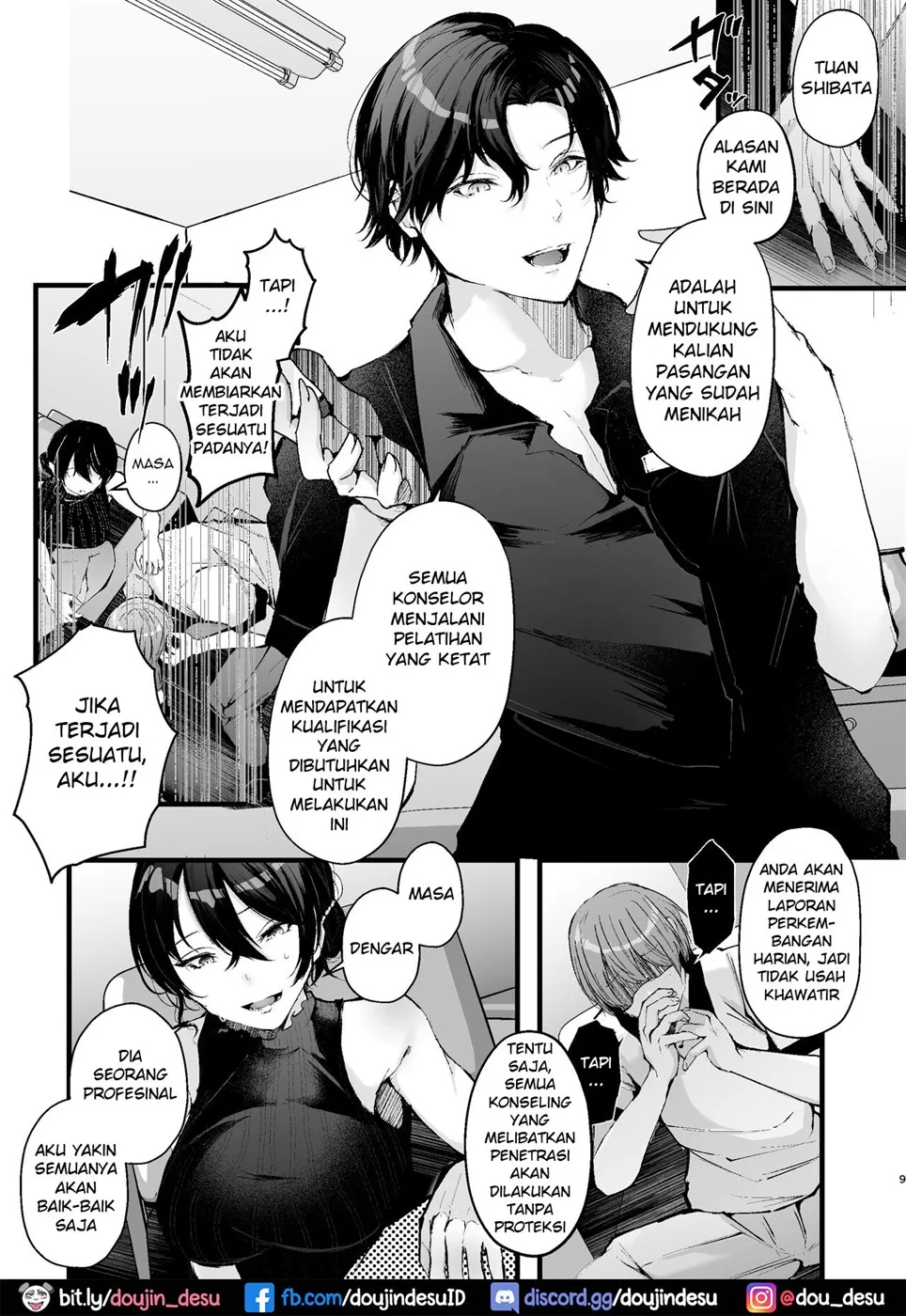 Seifu Kounin Sex Counselor ni Netorareta Boku no Tsuma Chapter 01 - Bahasa  Indonesia