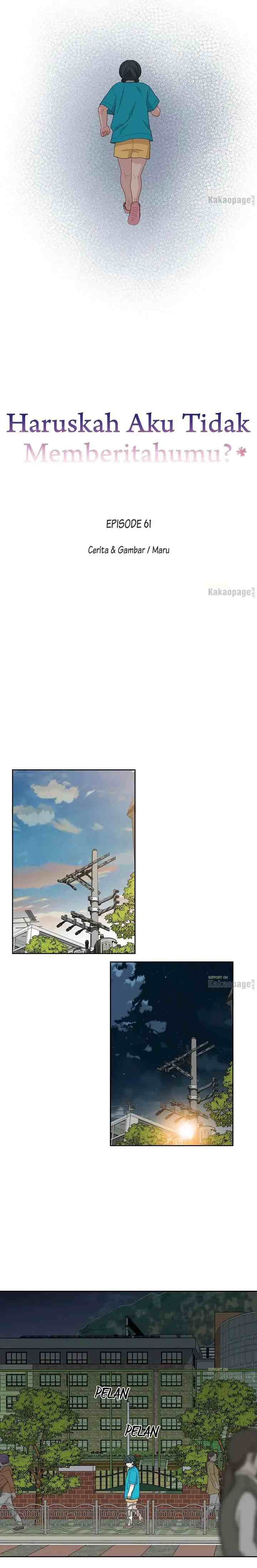 Should I Not Tell? chapter 61 halaman 6