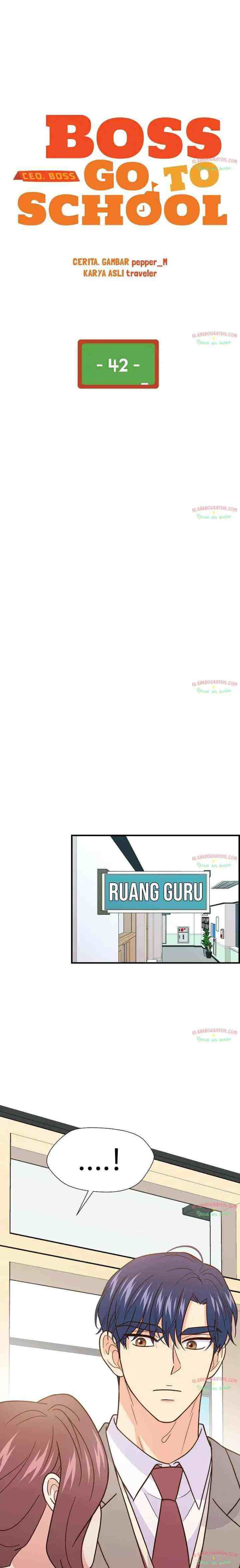 The Boss Go to School chapter 42 halaman 10