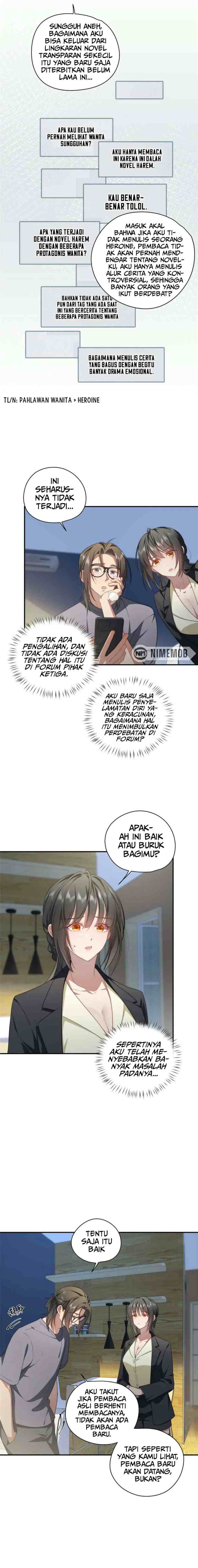 What Do You Do If the Heroine Escapes From Your Novel chapter 21 halaman 8