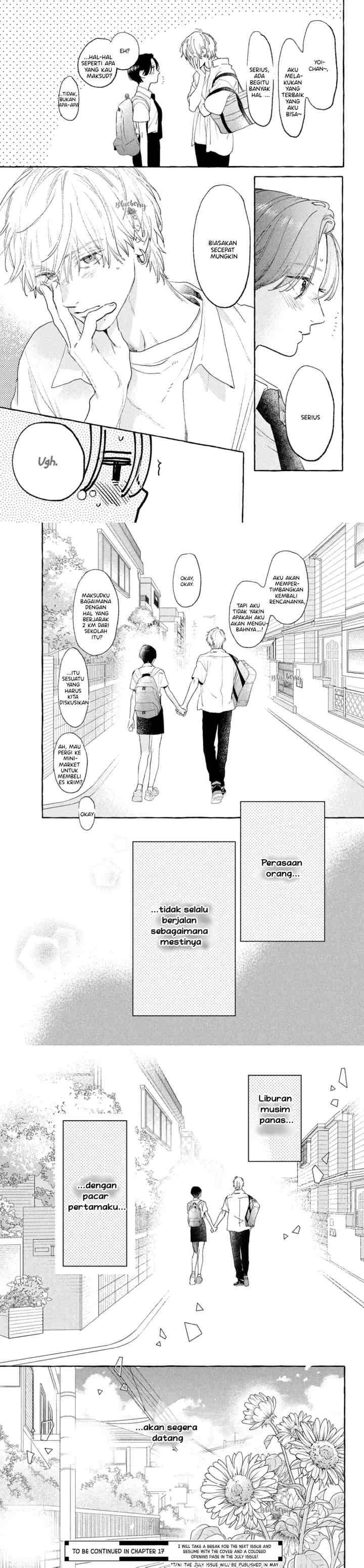 Uruwashi no Yoi no Tsuki chapter 16 halaman 14