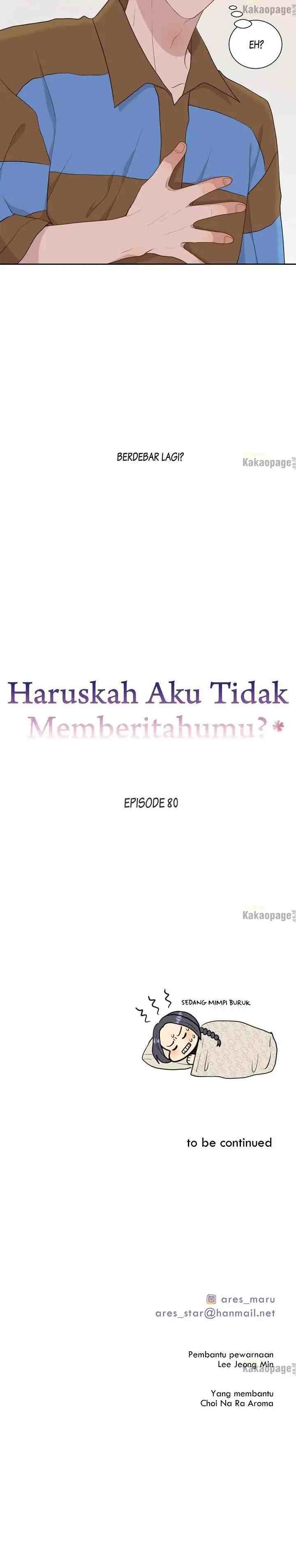 Should I Not Tell? chapter 80 halaman 20