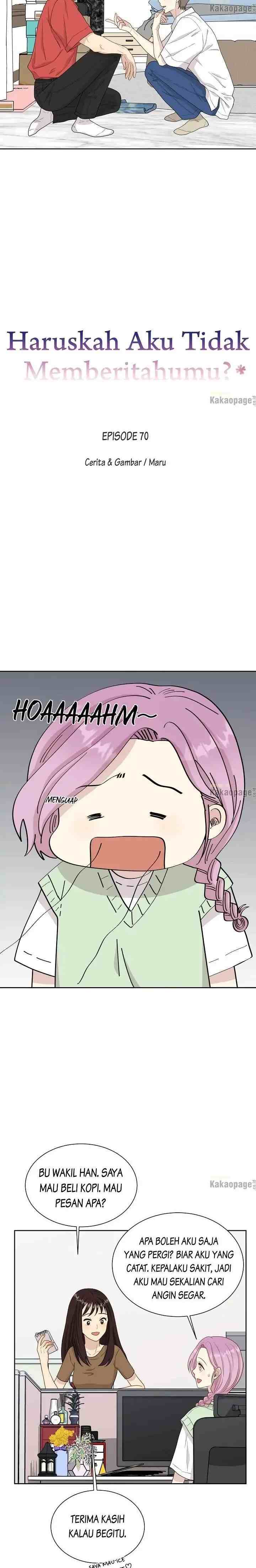Should I Not Tell? chapter 70 halaman 8