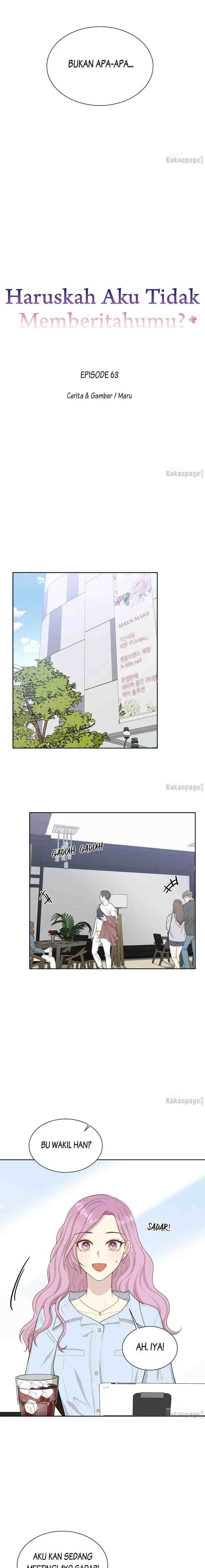 Should I Not Tell? chapter 63 halaman 6