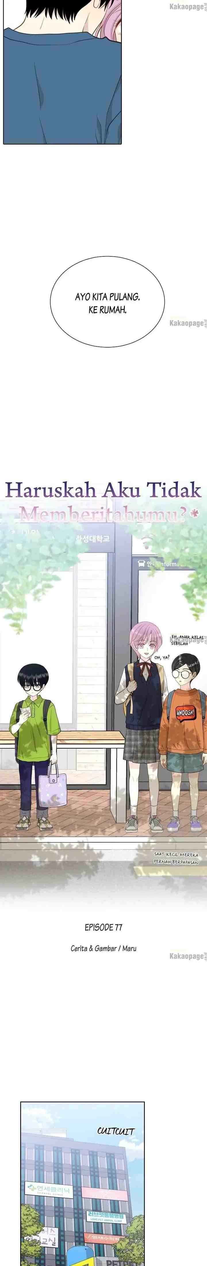 Should I Not Tell? chapter 77 halaman 7