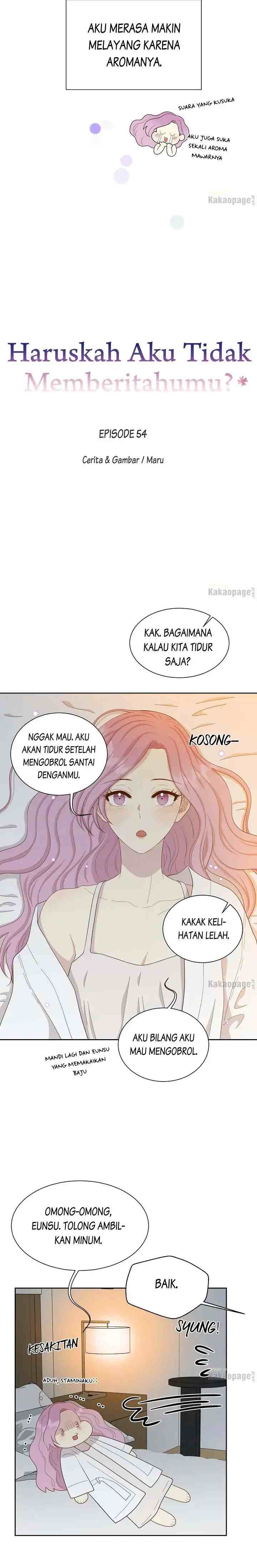 Should I Not Tell? chapter 54 halaman 6