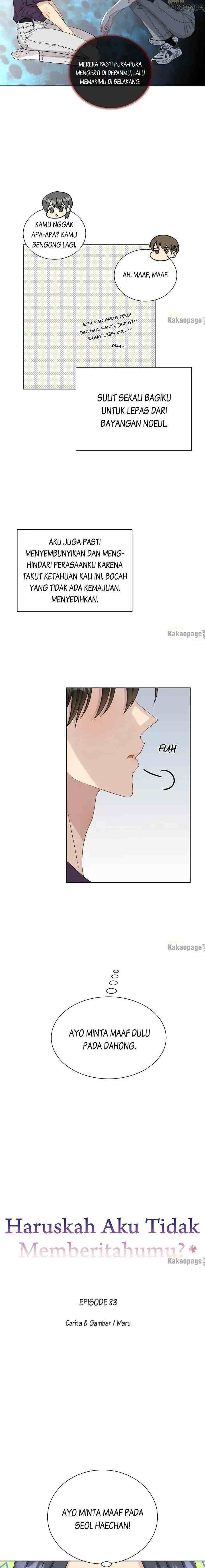 Should I Not Tell? chapter 83 halaman 11