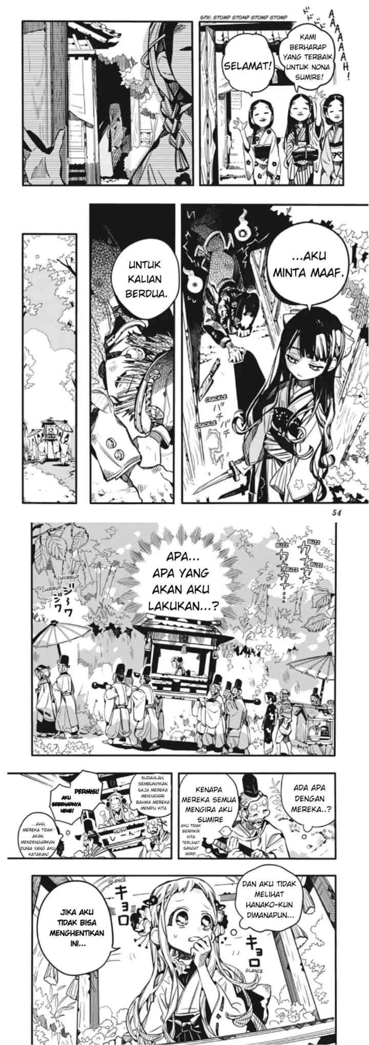 Jibaku Shounen Hanako-kun chapter 67 halaman 9