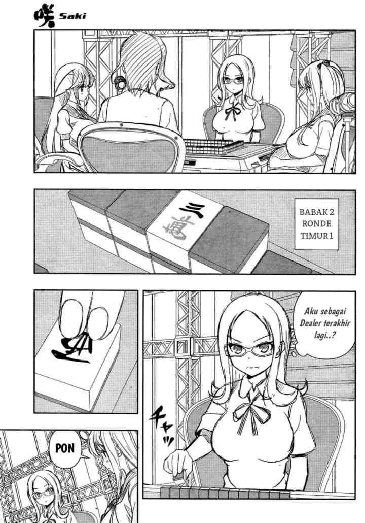 Saki chapter 137 halaman 7