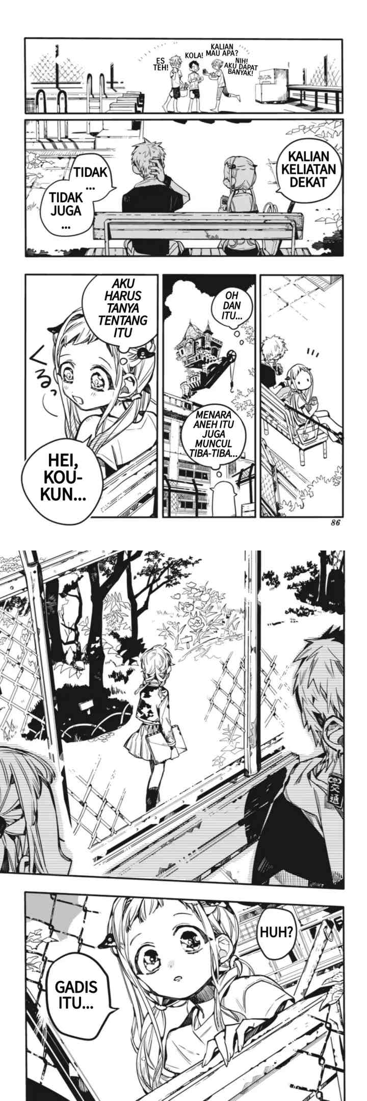 Jibaku Shounen Hanako-kun chapter 43 halaman 10