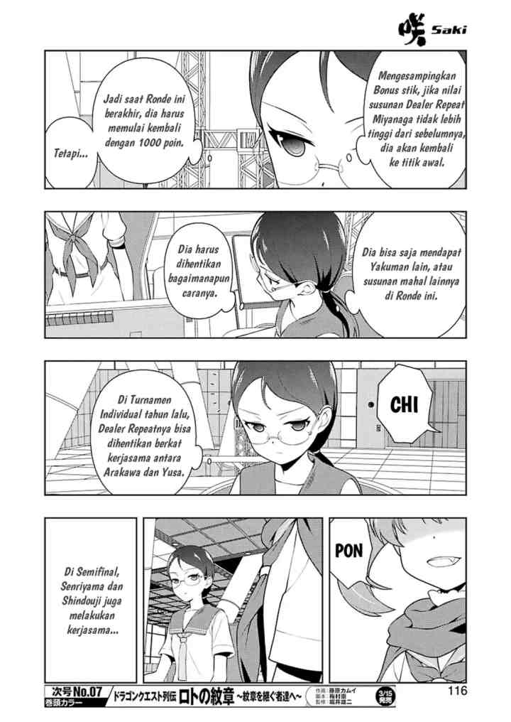 Saki chapter 201 halaman 6