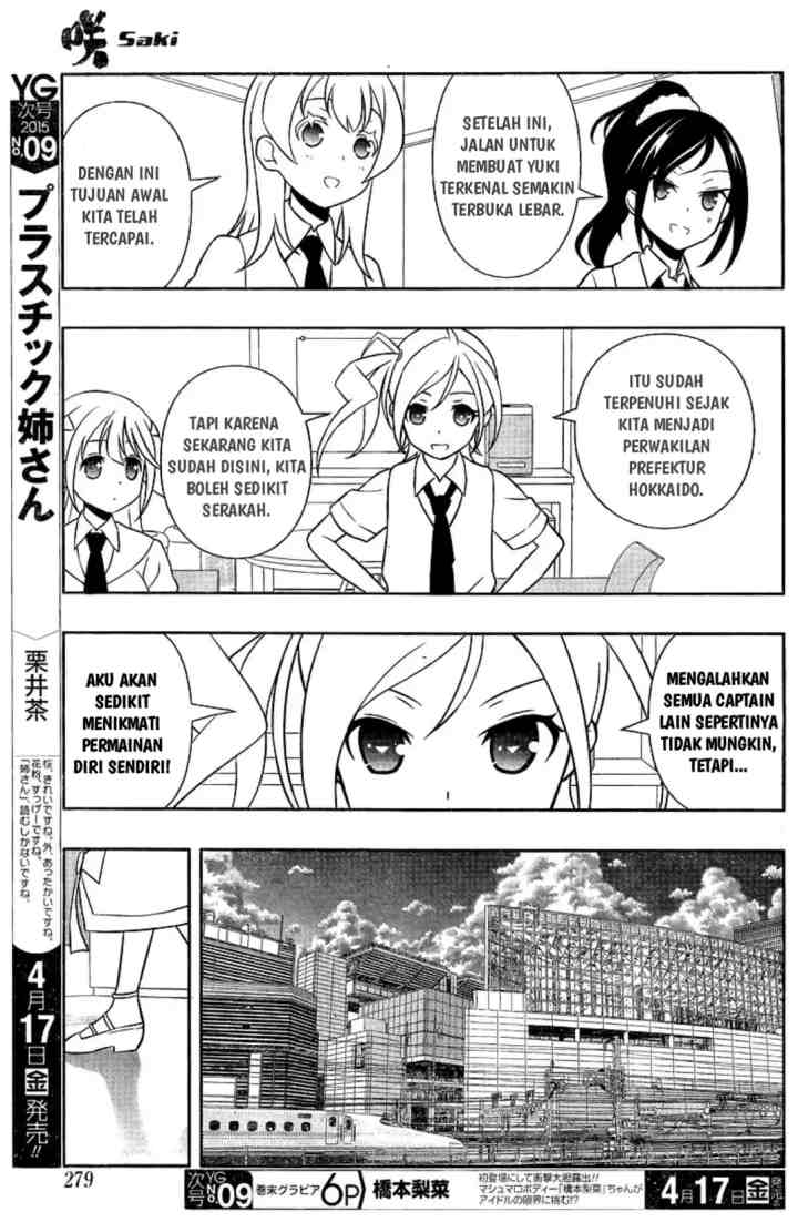 Saki chapter 142 halaman 9
