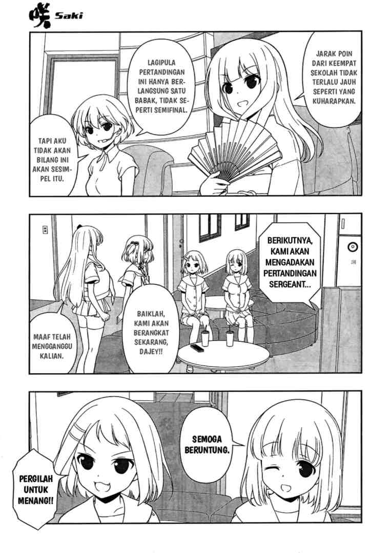 Saki chapter 165 halaman 14