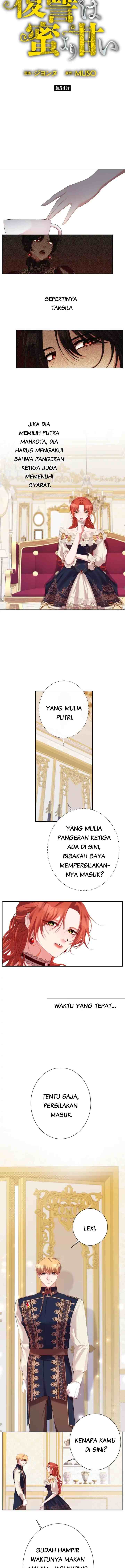 A Villainess' Revenge Is Sweeter Than Honey chapter 54 halaman 4