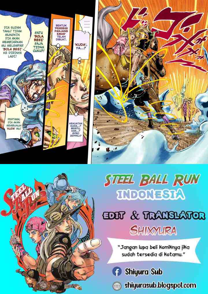 JoJo no Kimyou na Bouken - Steel Ball Run chapter 82 halaman 13