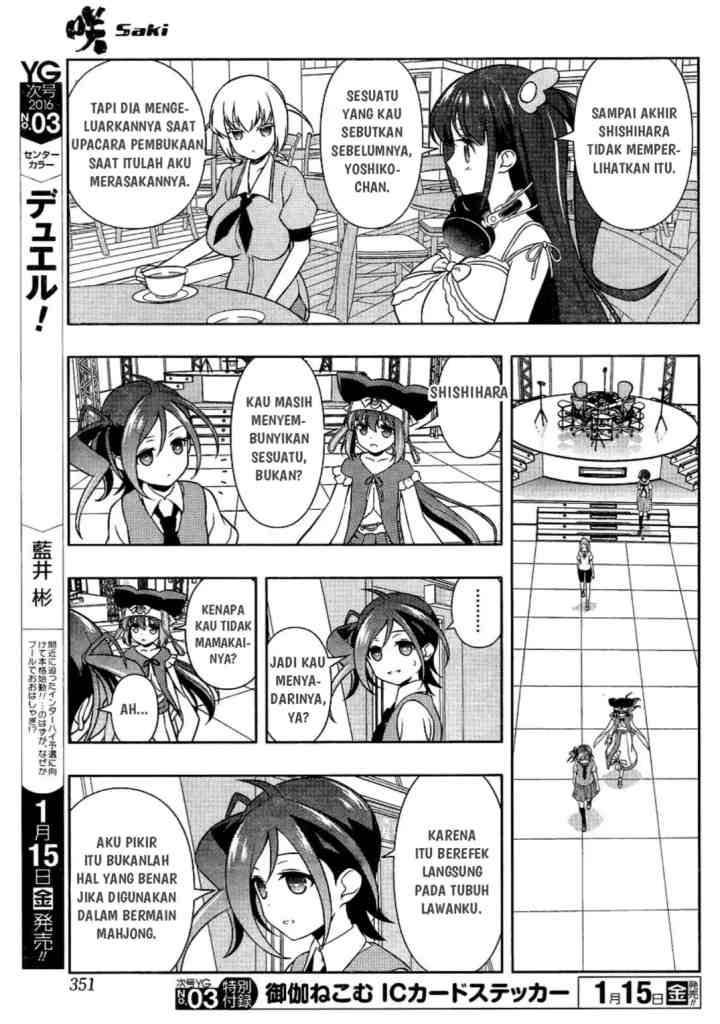 Saki chapter 153 halaman 8