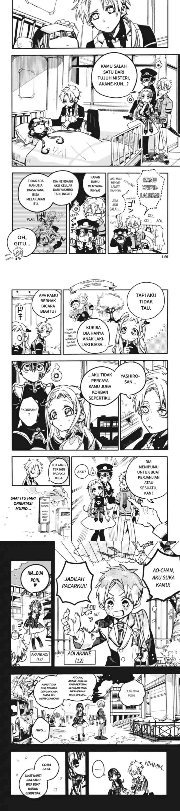 Jibaku Shounen Hanako-kun chapter 25 halaman 4