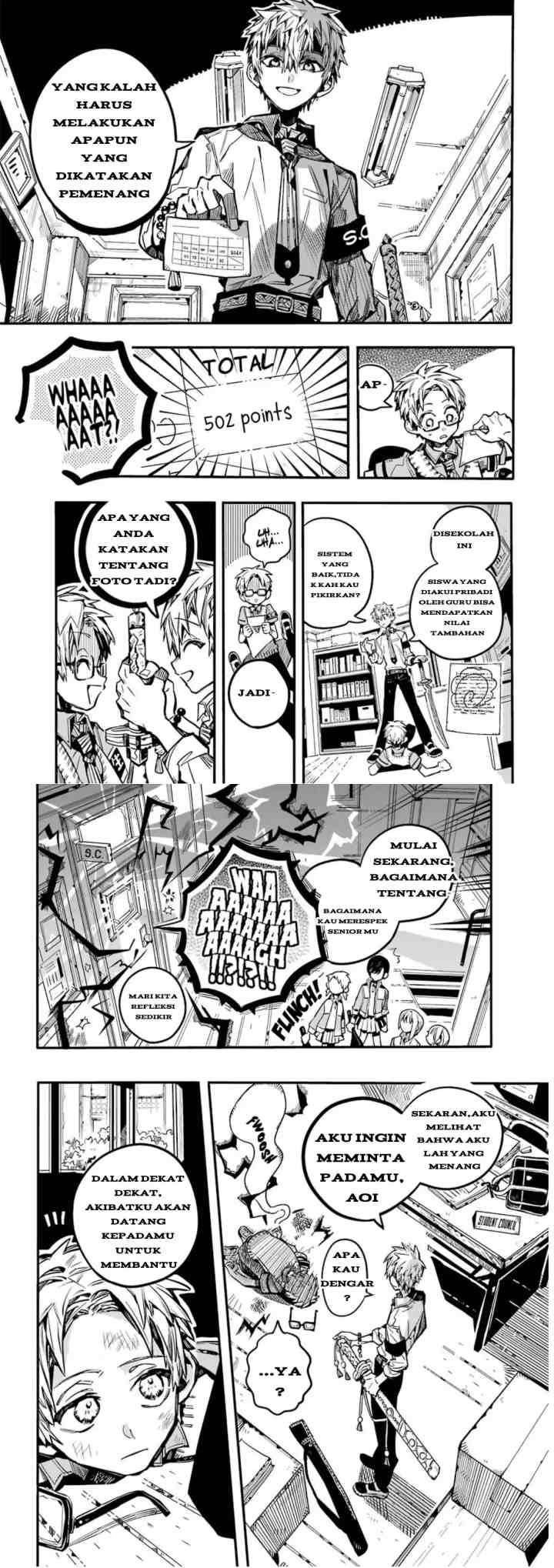 Jibaku Shounen Hanako-kun chapter 59 halaman 14