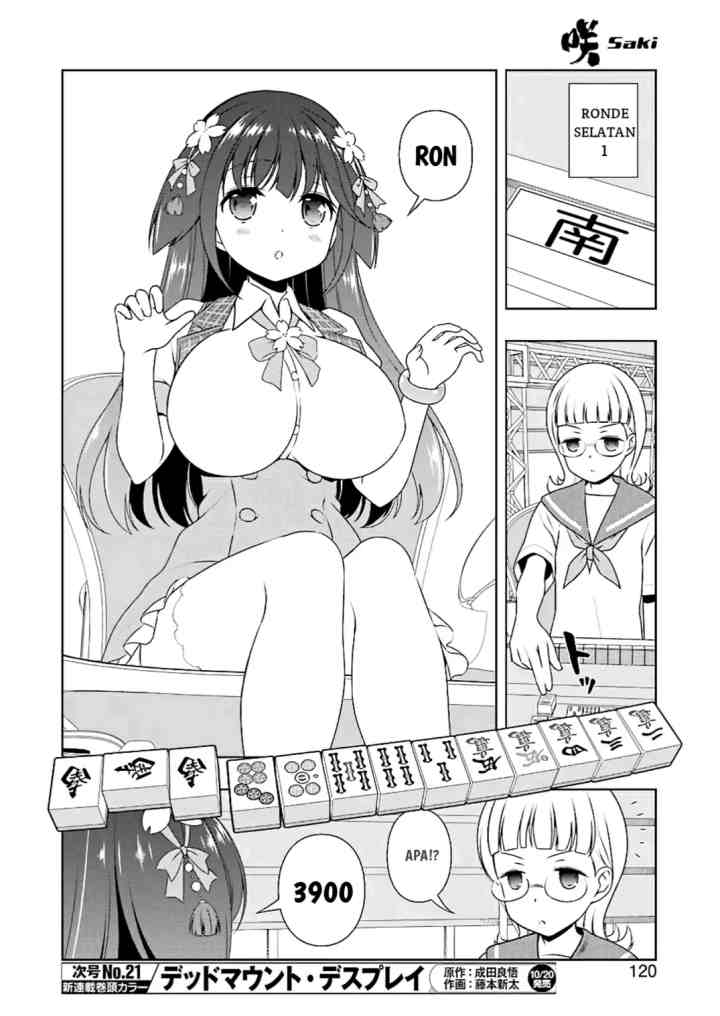 Saki chapter 180 halaman 4