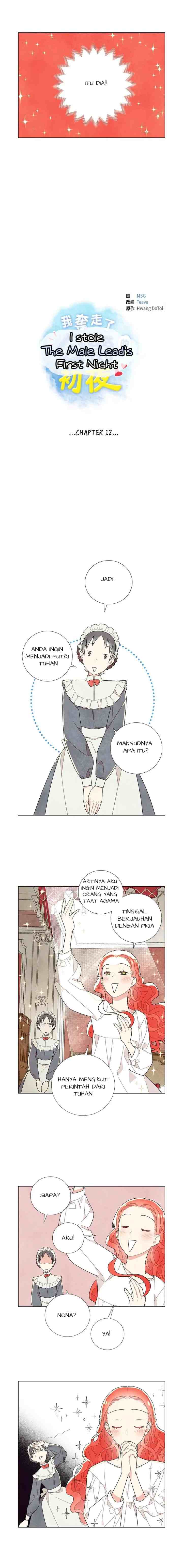 I Took the Male Lead's First Time chapter 12 halaman 4