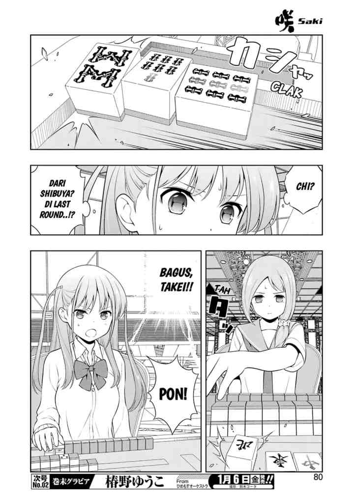 Saki chapter 254 halaman 9