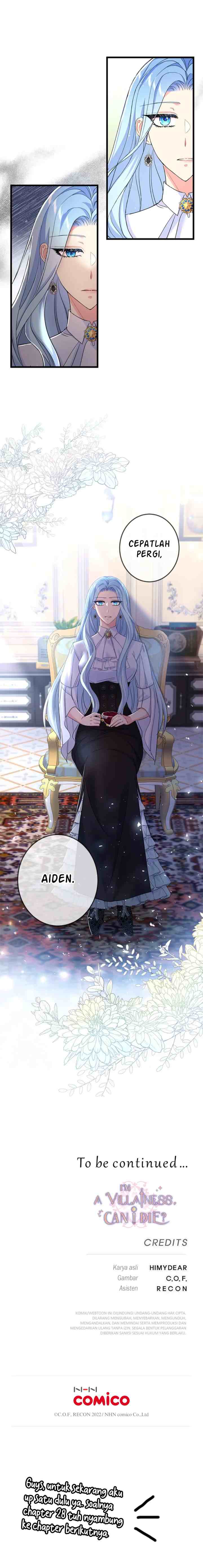 I'm a Villainess, Can I Die? chapter 27 halaman 15