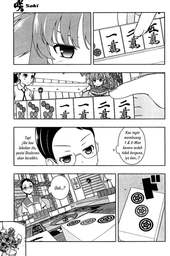 Saki chapter 108 halaman 9