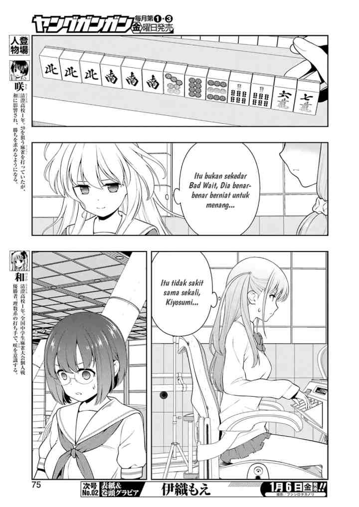 Saki chapter 254 halaman 4