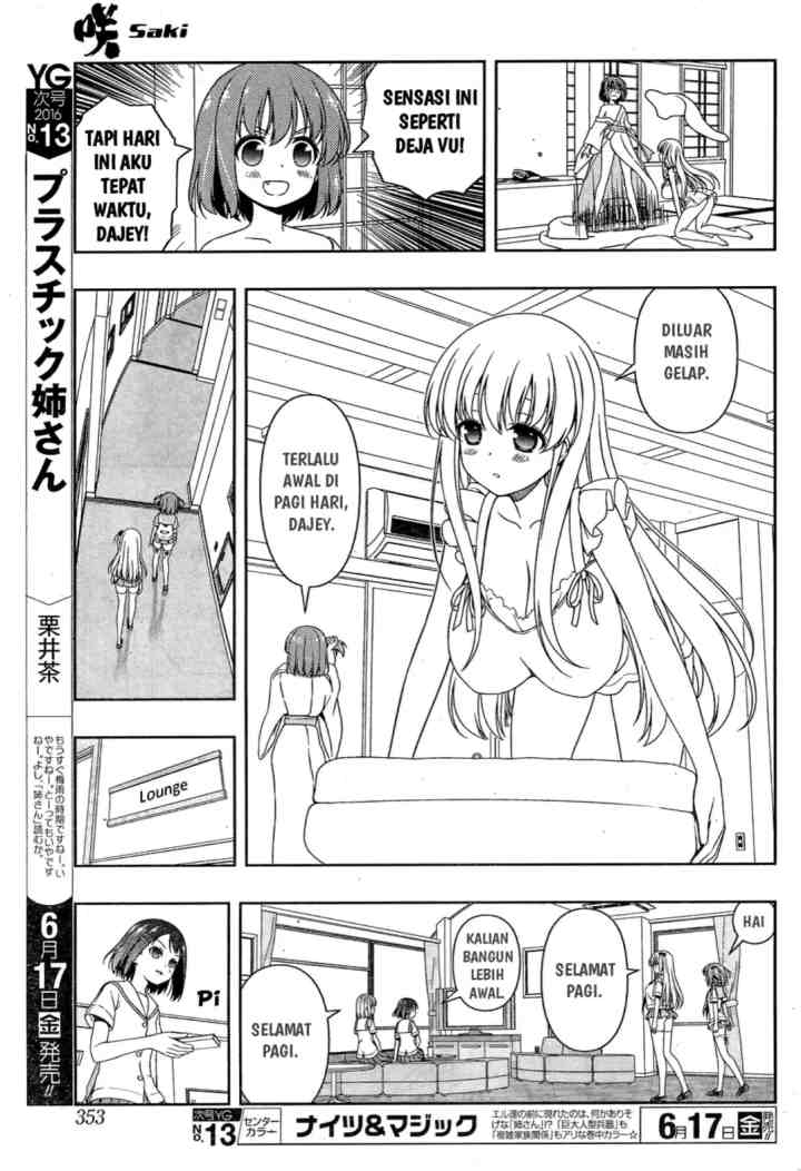 Saki chapter 160 halaman 7