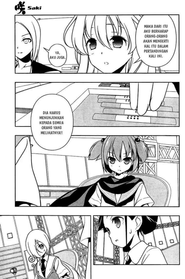 Saki chapter 108 halaman 15