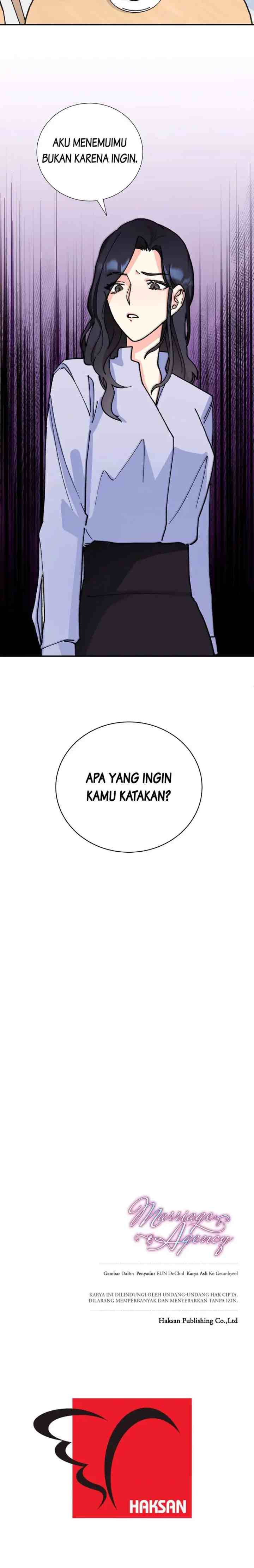 Marriage Agency chapter 2 halaman 20