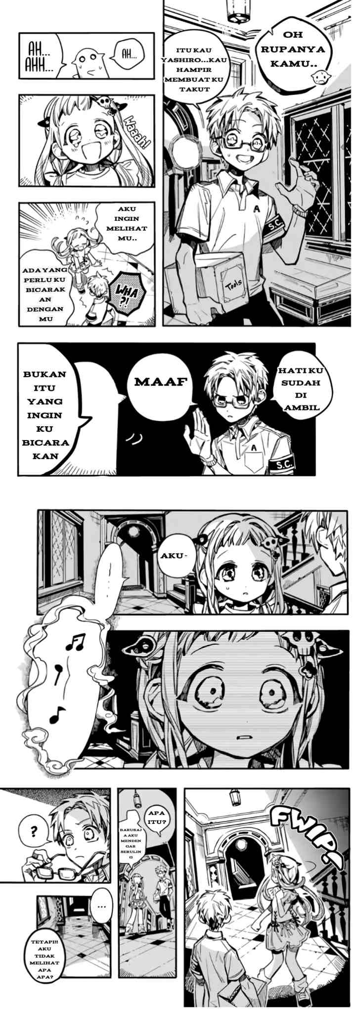 Jibaku Shounen Hanako-kun chapter 60 halaman 12