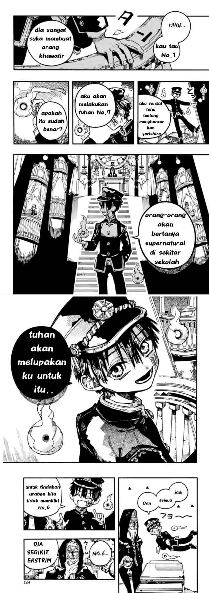 Jibaku Shounen Hanako-kun chapter 61 halaman 15