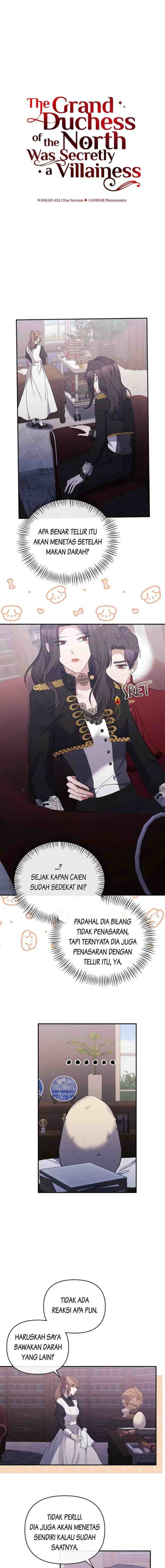 The Grand Duchess of the North Was Secretly a Villainess chapter 42 halaman 6