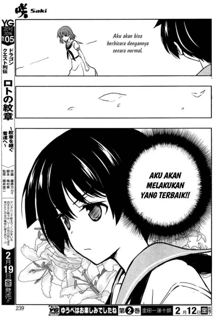 Saki chapter 154 halaman 13