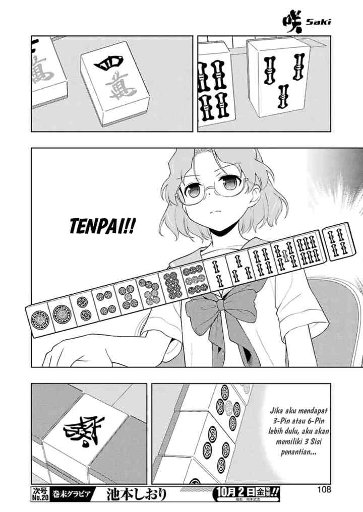 Saki chapter 223 halaman 10