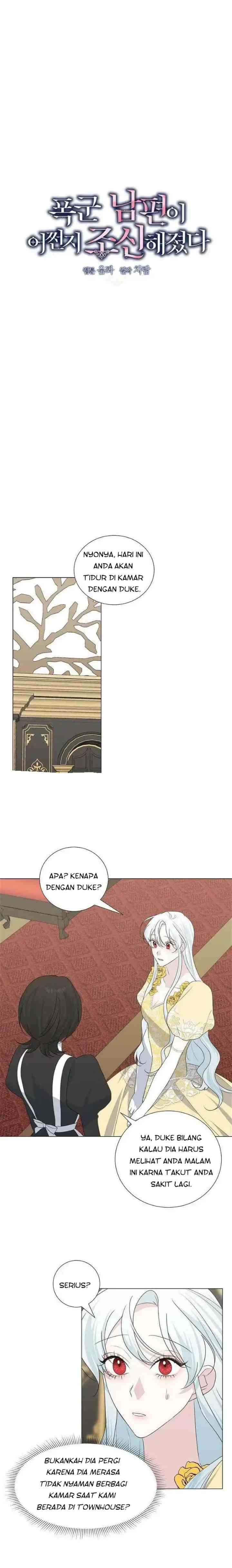Somehow, My Tyrant Husband Has Became Cautious chapter 34 halaman 9