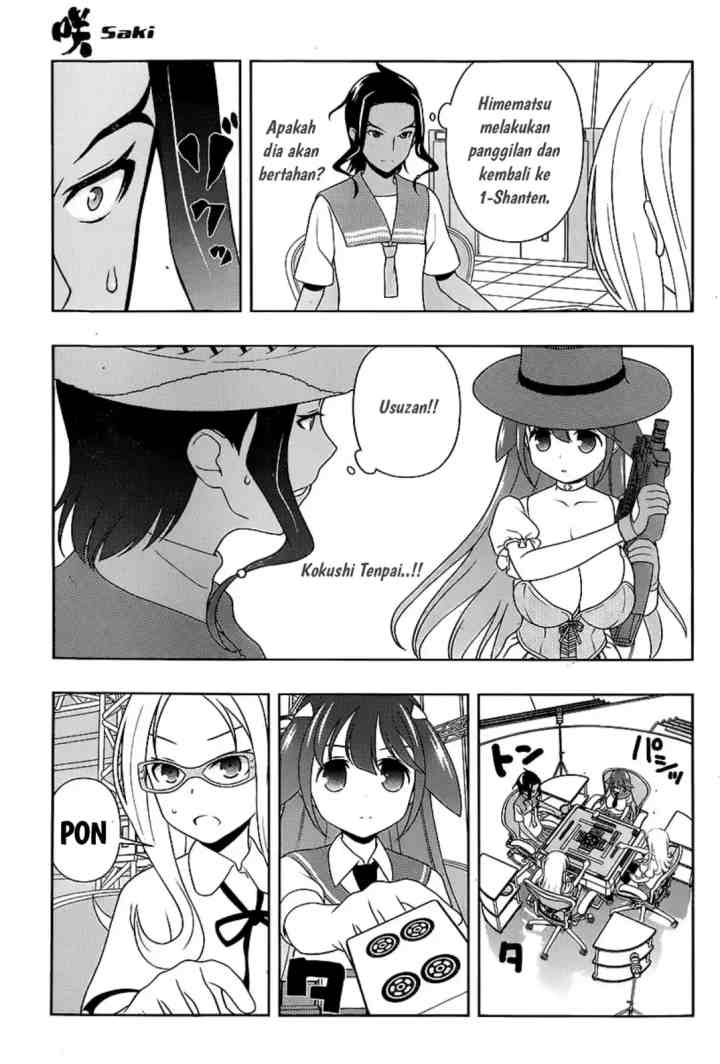 Saki chapter 140 halaman 13