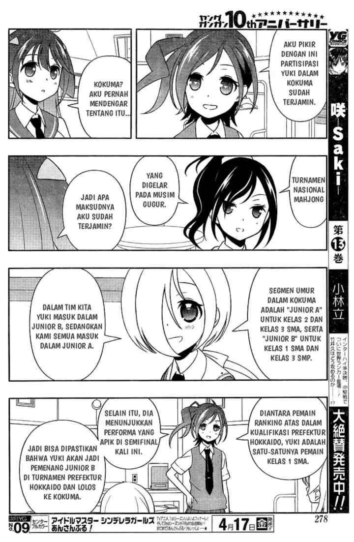 Saki chapter 142 halaman 8