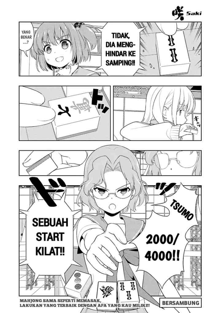 Saki chapter 223 halaman 16
