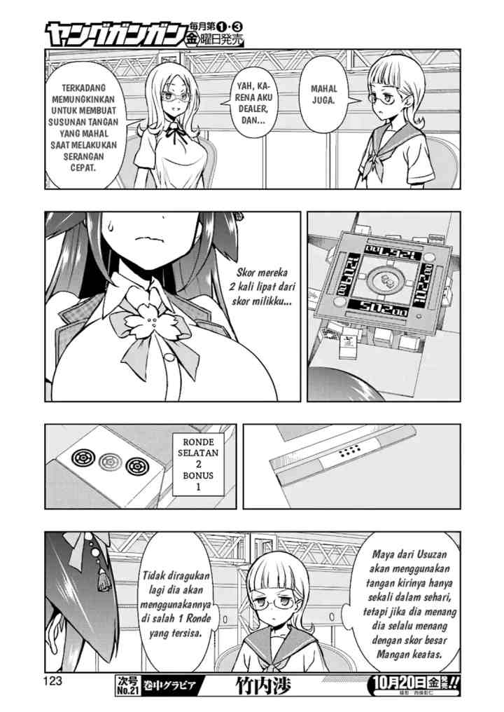 Saki chapter 180 halaman 7