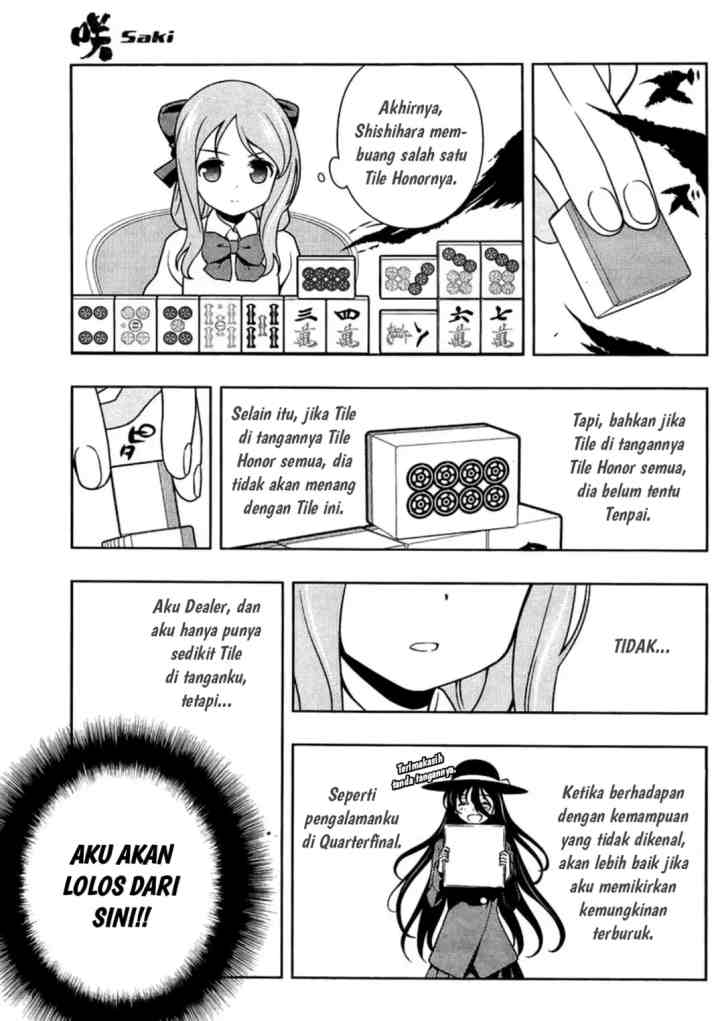 Saki chapter 144 halaman 10