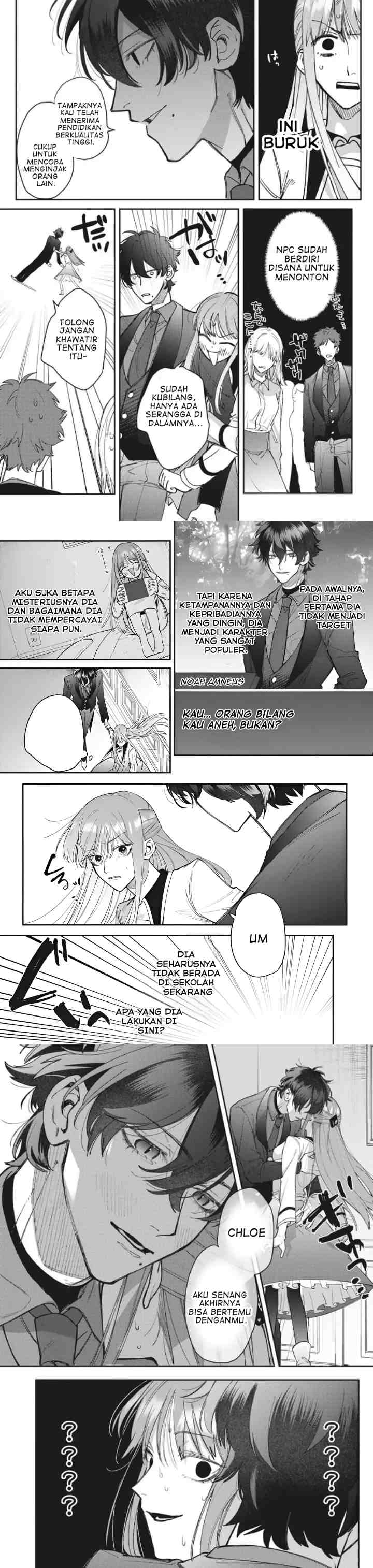 When You Reincarnated As A Villain NPC Girl And Be Loved By The Strongest Prince Who Wasn't A Target chapter 1 halaman 8