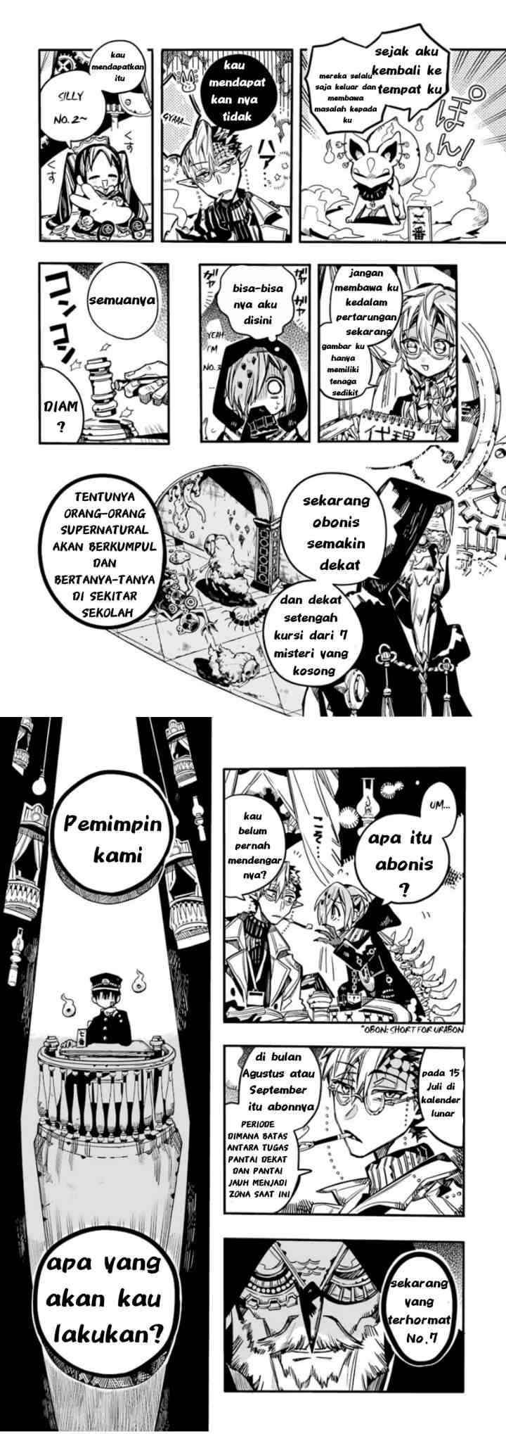 Jibaku Shounen Hanako-kun chapter 61 halaman 14
