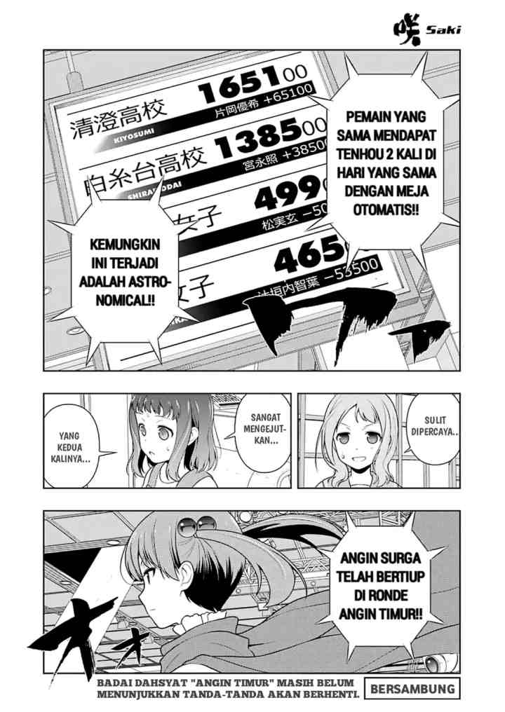 Saki chapter 203 halaman 14