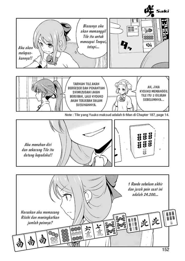 Saki chapter 188 halaman 4