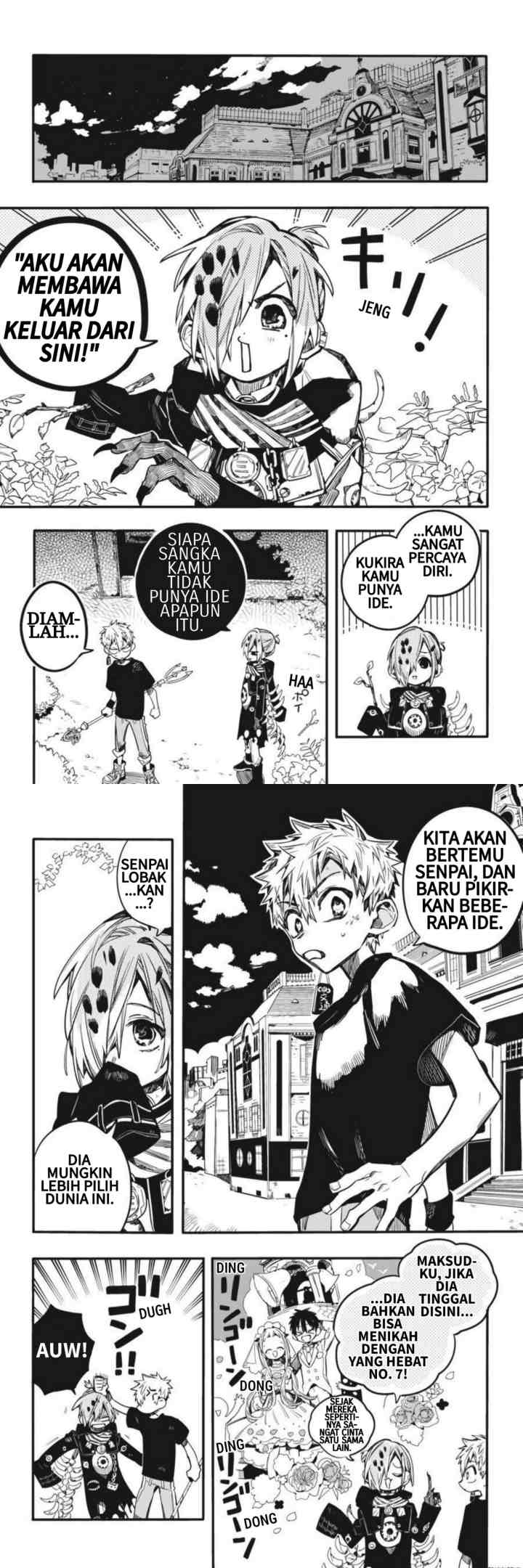 Jibaku Shounen Hanako-kun chapter 50 halaman 8