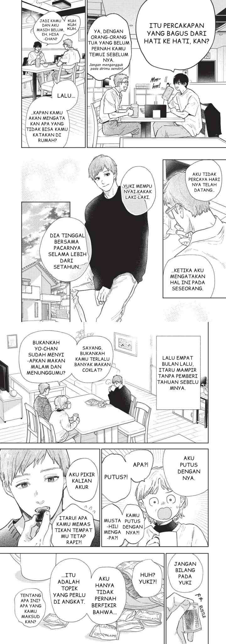 Yubisaki to Renren chapter 31 halaman 8